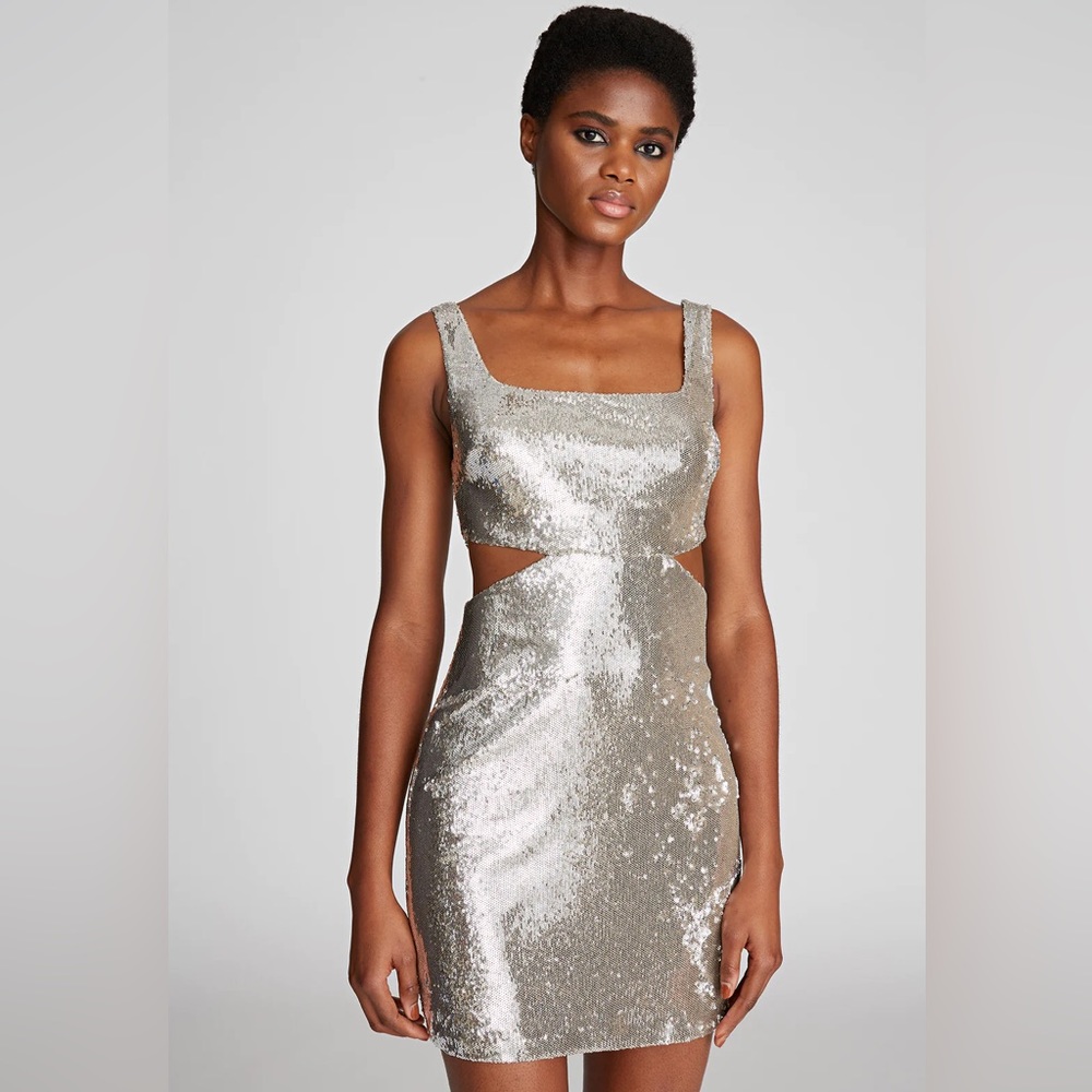 Halston Guiliana dress in sequins